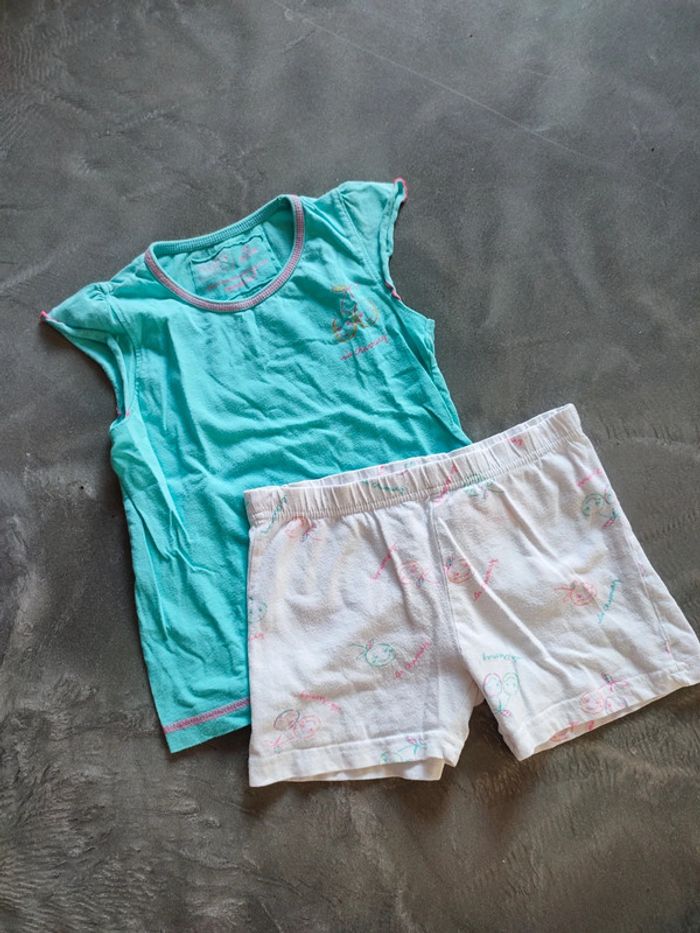 Pyjama short été fille 4 ans