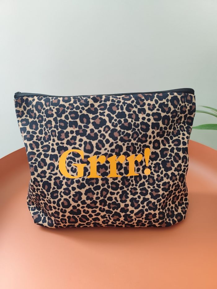 Pochette Léopard Grrr
