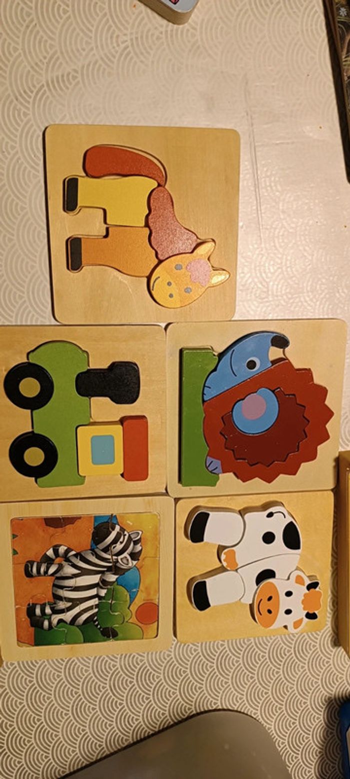 Lot de 5 puzzles bébé - photo numéro 7