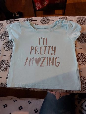 Tshirt taille 3/6mois 68cm primark