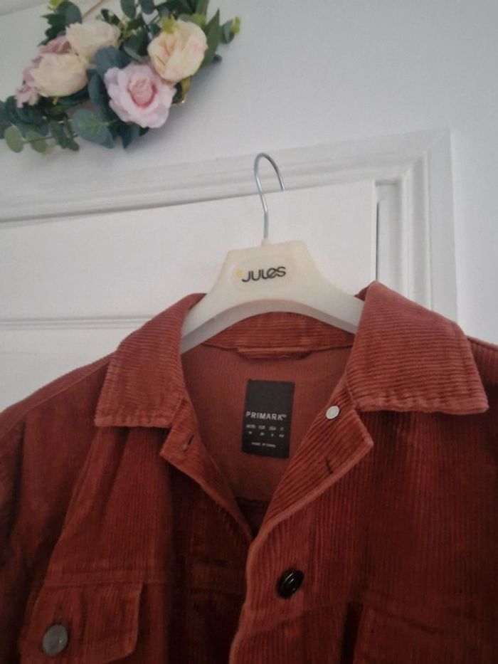 Veste/ Surchemise cotelé rose brûlée primark - photo numéro 4