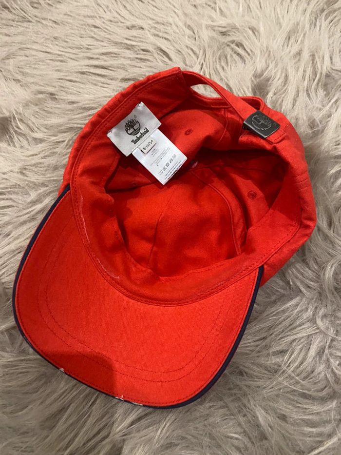 Casquette timberland rouge - photo numéro 2
