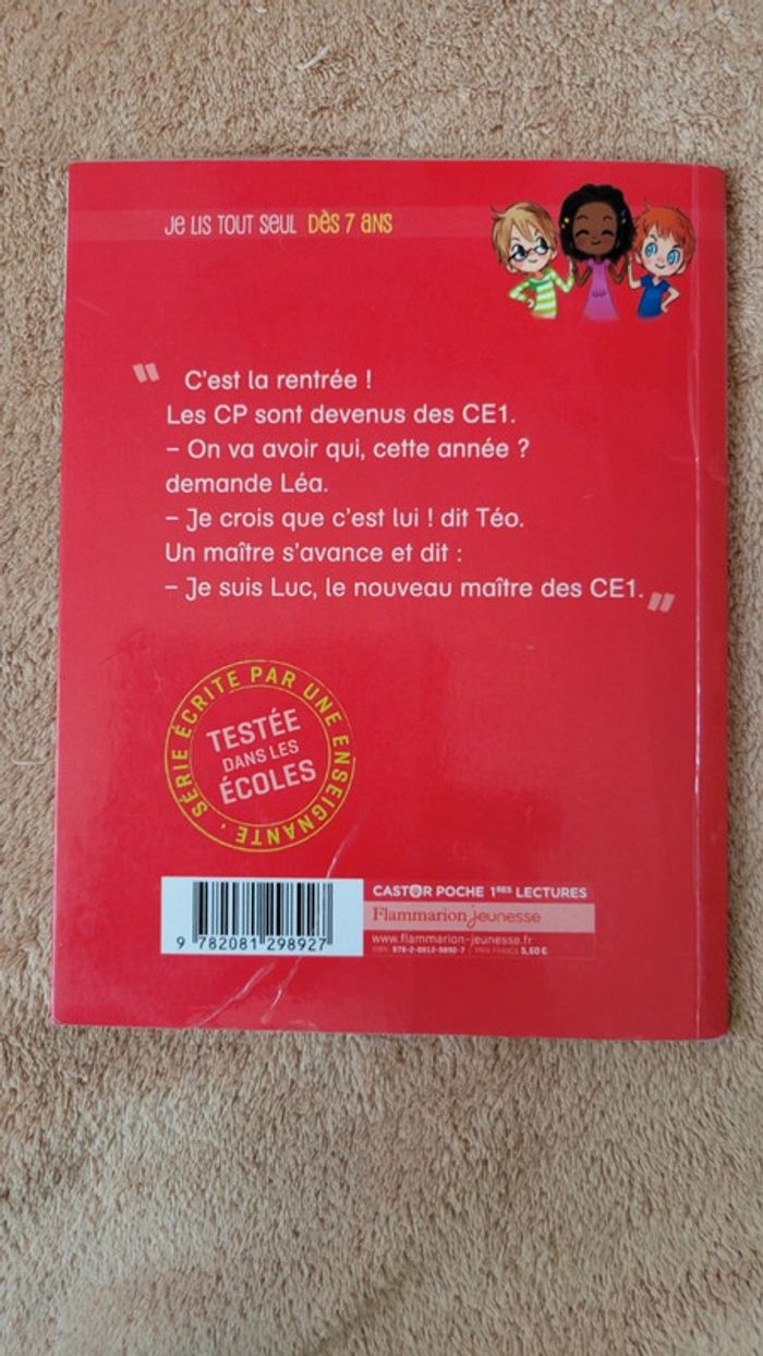 Livre Je suis en CE1, Premier jour de classe, premières lectures, dès 7 ans. - photo numéro 2