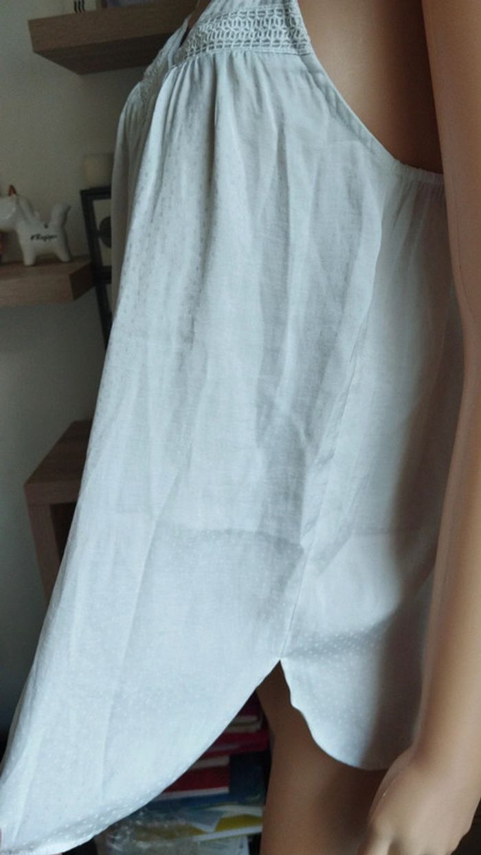 Débardeur blanc femme taille 38 - photo numéro 5