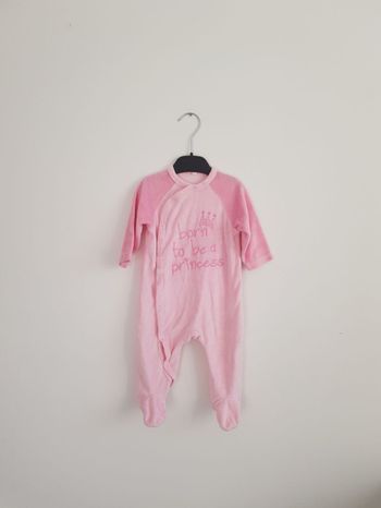 Pyjama en velours taille 6mois