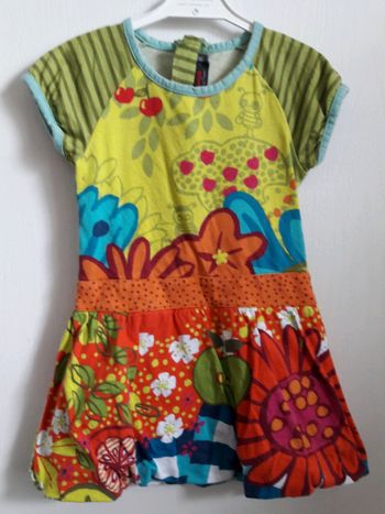 Robe florale Catimini en 18m