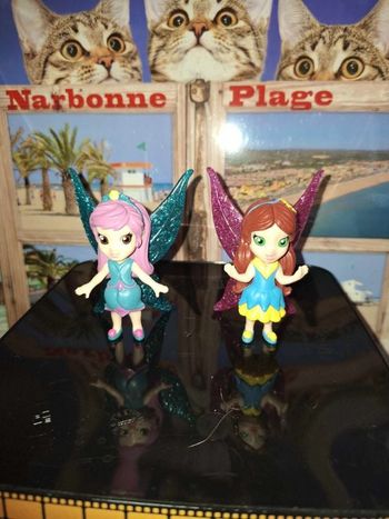 lots de 2 figurine fée
