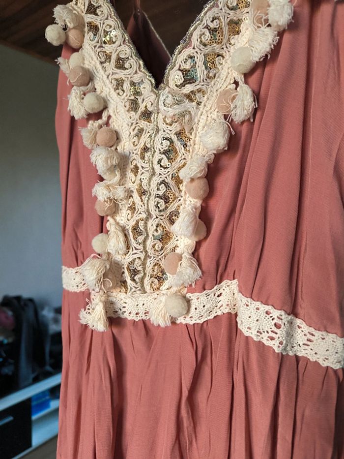 Robe été couleur corail neuve avec étiquette. Bohème - photo numéro 3