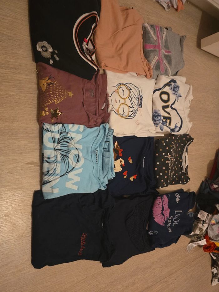 Lot de 12 T-shirt manche longue