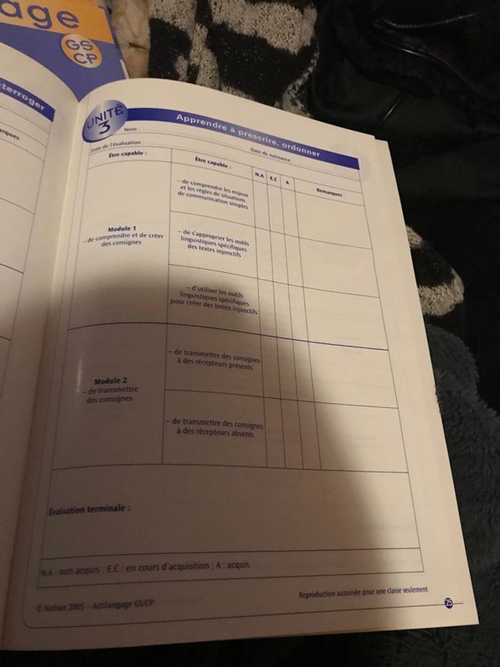 Actilangage GS CP pour construire l’oral et l’écrit Nathan - photo numéro 5