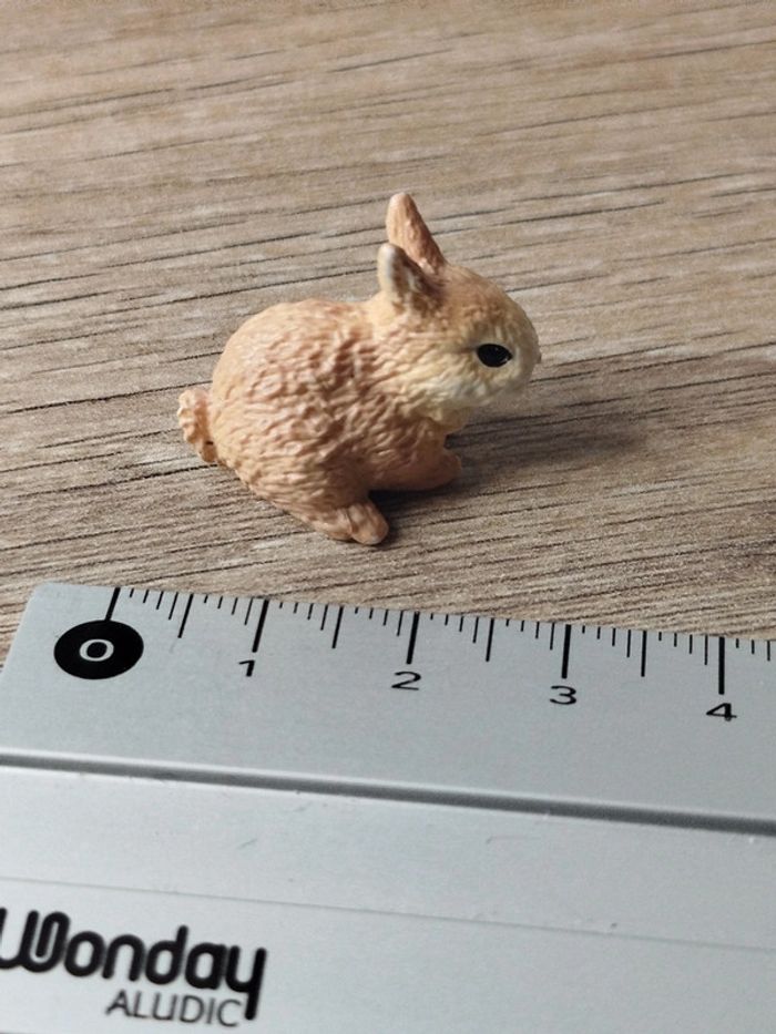 Schleich Mini lapin beige Figurine Animal de la ferme Calendrier de l'avent - photo numéro 4