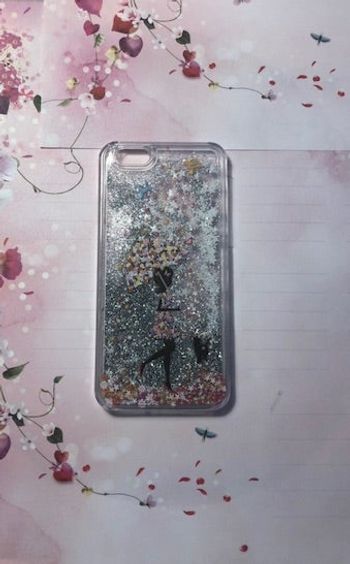 Adorable coque pour  iPhone 6, 6S, 7 - Fée Papillon à paillettes
