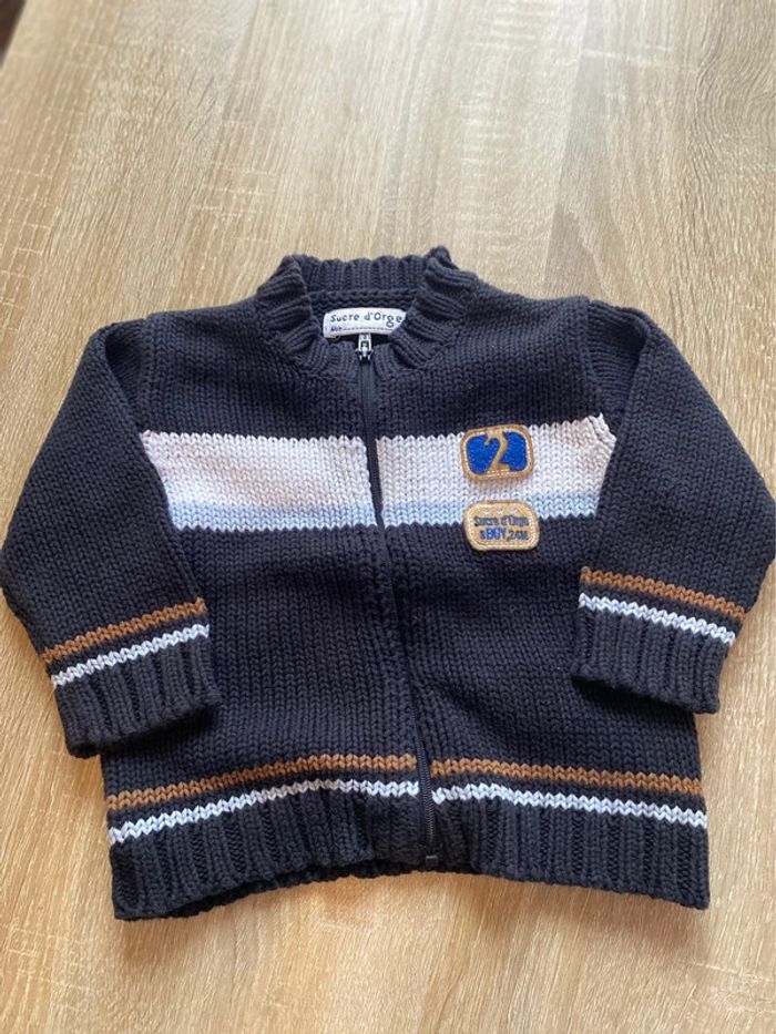 Lot 3 gilets/sweet 6 mois - photo numéro 2
