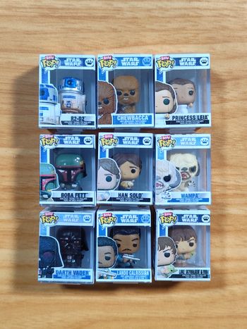 LOT EXCLUSIF : 9 Bitty Pop! Star Wars - La Saga Complète