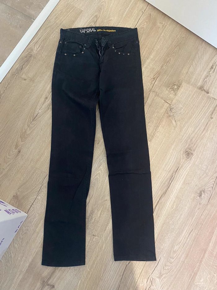 Pantalon noir kaporal
