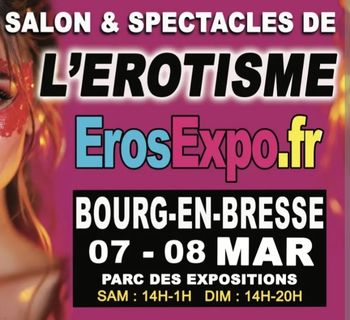 2 entrées (pass 2 jours) salon de l'érotisme Bourg-en-Bresse
