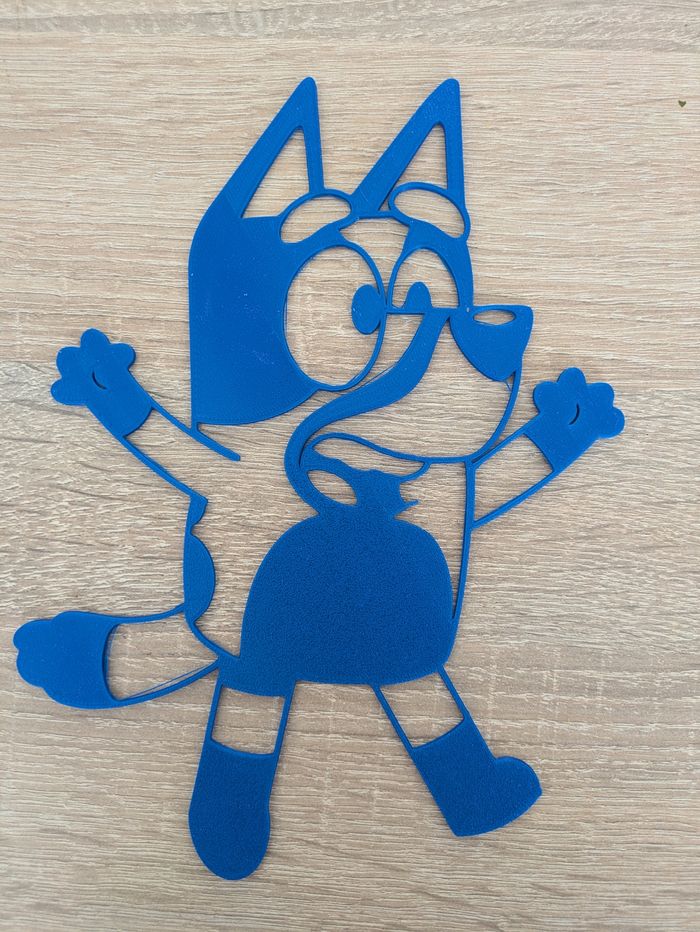 Décoration Bluey Bleu - photo numéro 2