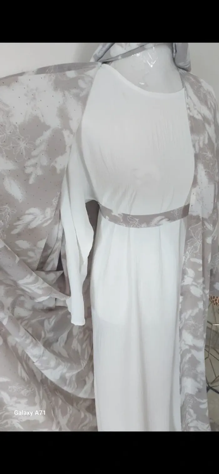 Sublime ensemble émiratie kimono neuf - photo numéro 3