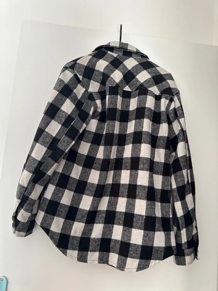 Veste surchemise à carreaux - photo numéro 5