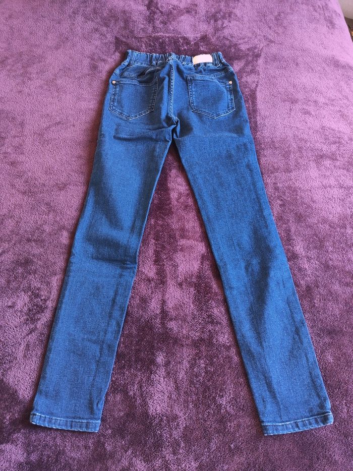 Jeans slim bleu brut maternité neuf Joli Bumb XXS - photo numéro 4