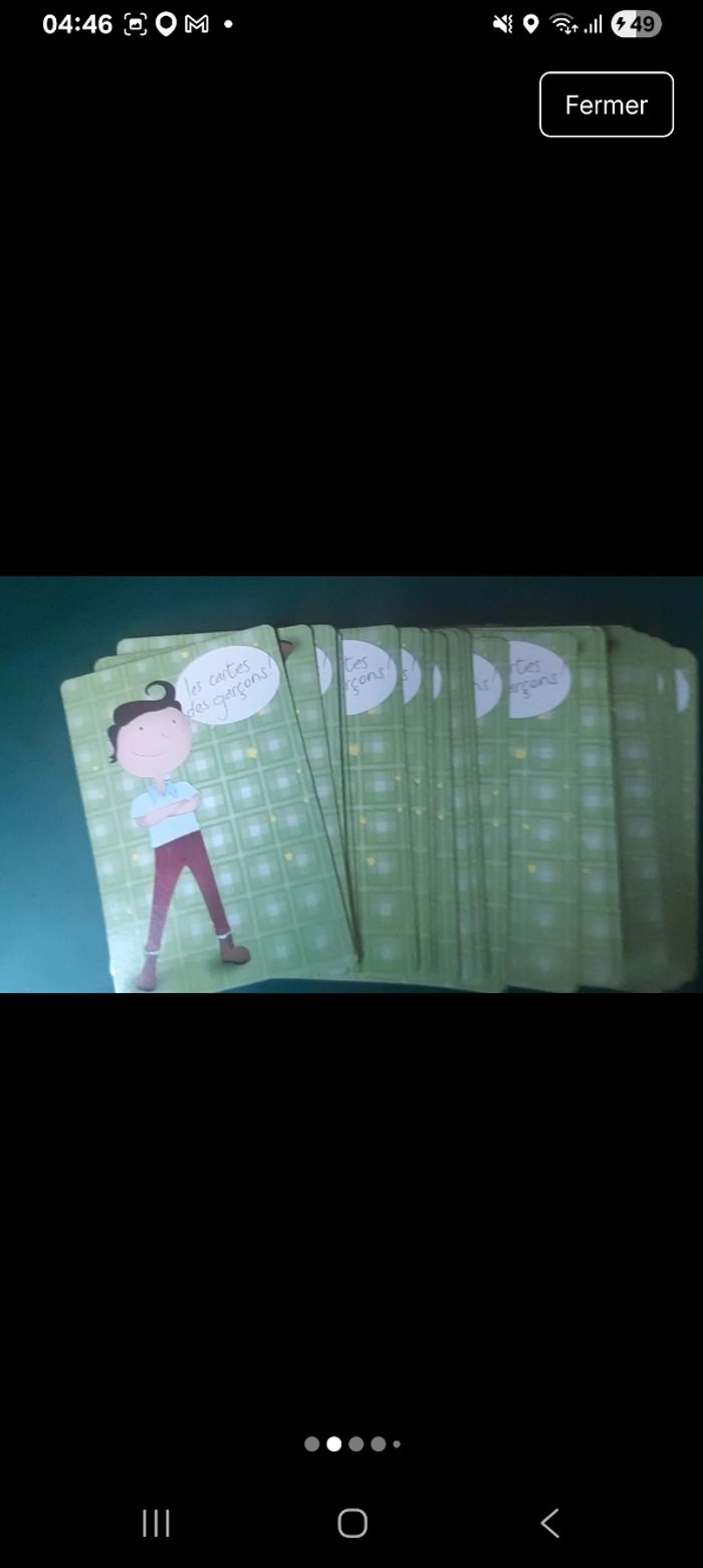 Jeu de 54 cartes pour enfant - photo numéro 3