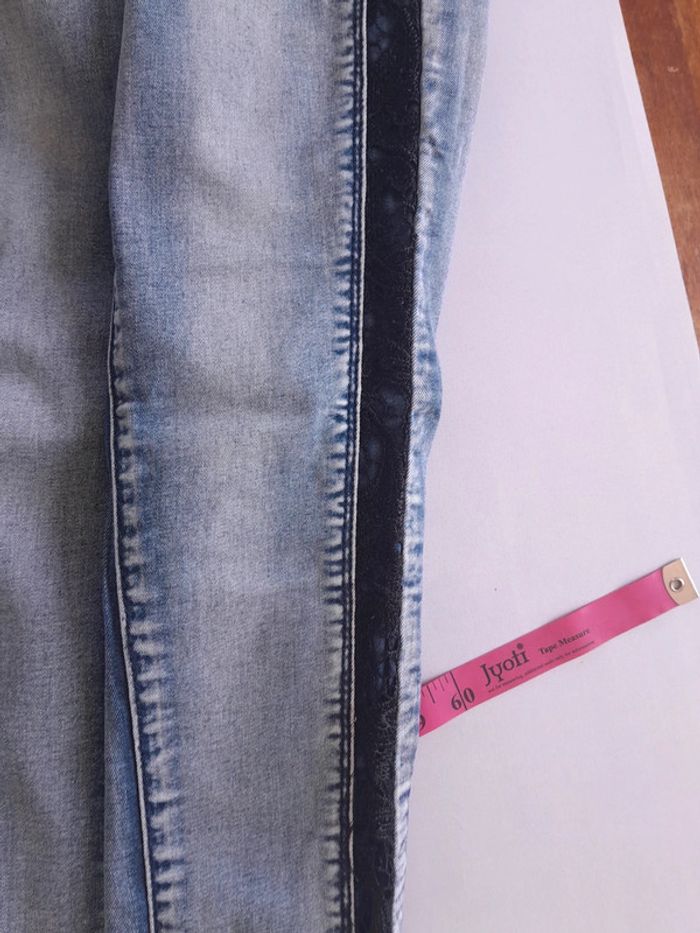 Jean slim avec dentelle taille basse Koucla - photo numéro 10