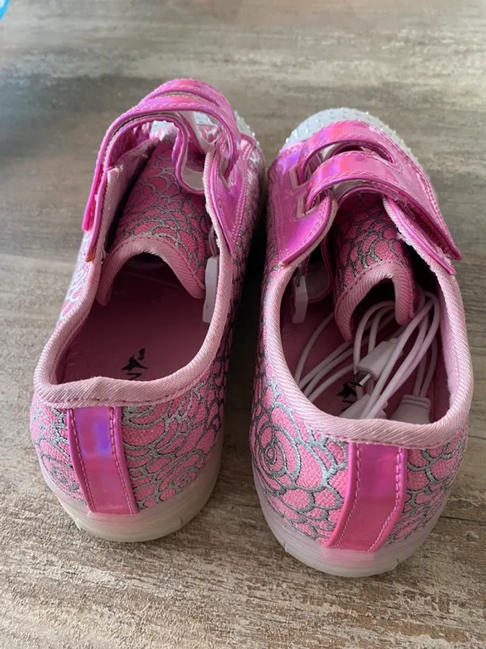 Chaussures baskets fille lumineuses taille 36 - photo numéro 10