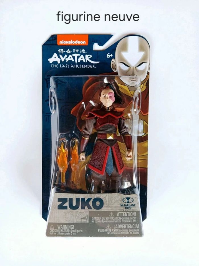 Figurine Mcfarlane Avatar Zuko Neuve