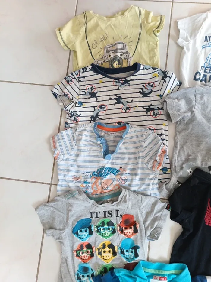 Lot été 3 ans 8 T shirts - photo numéro 3