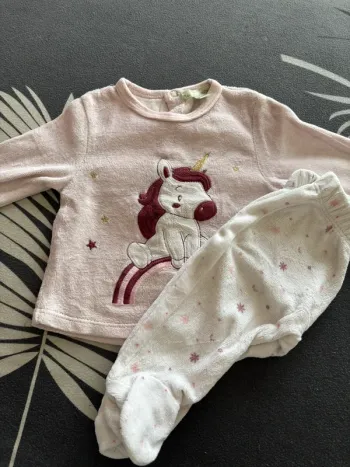 Pyjama velours 3 mois