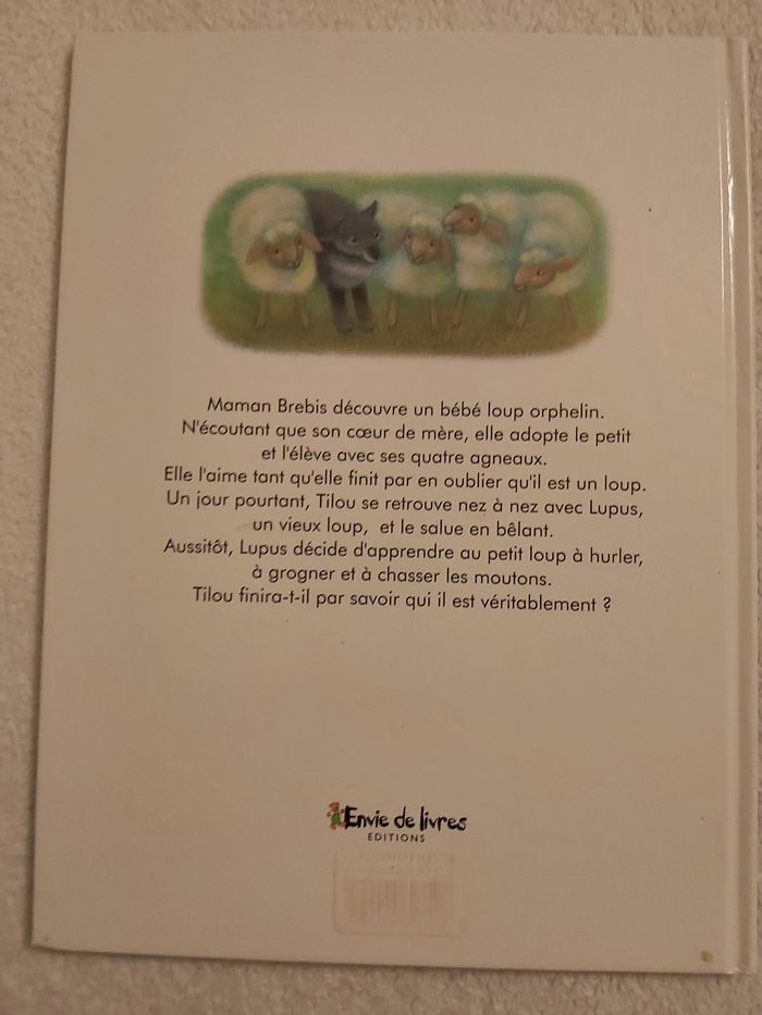 Grand livre pour enfant. Petit frère des loups. - photo numéro 2