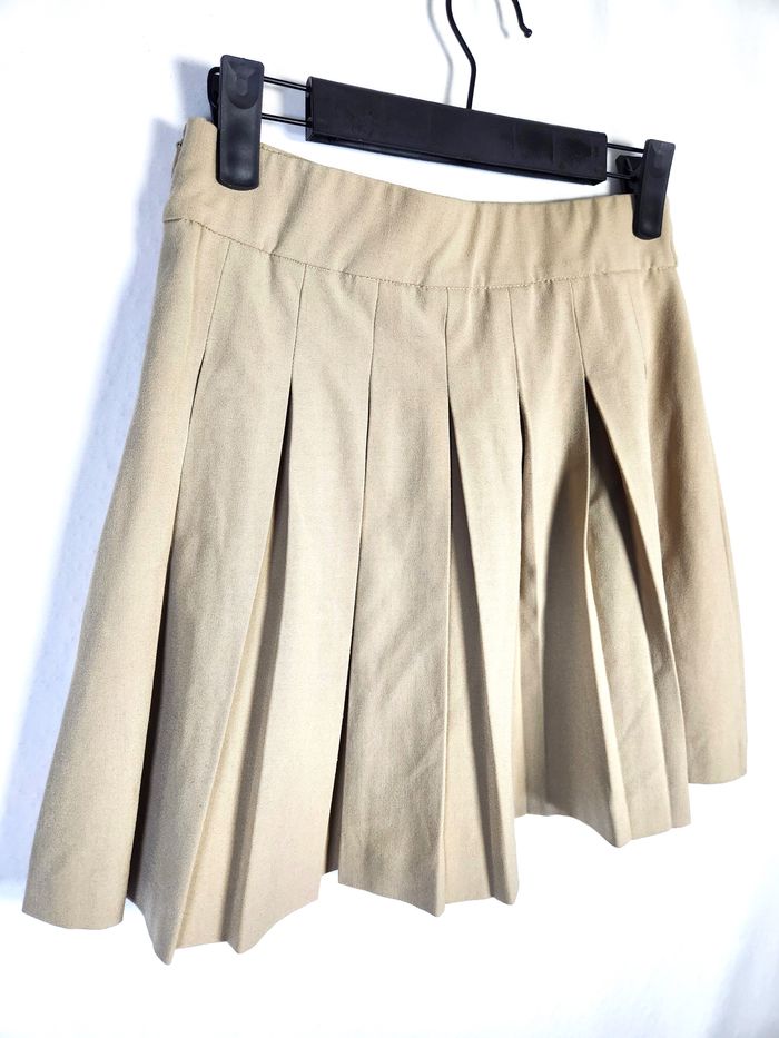 Jupe Plissée Stradivarius Beige - Taille XS - photo numéro 4