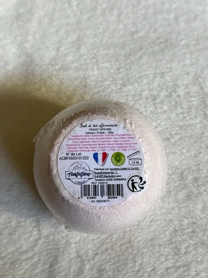 Bombe de bain fraise - photo numéro 2