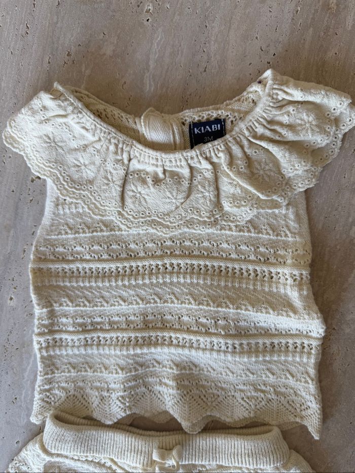 Ensemble crochet beige - photo numéro 3