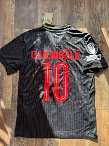 Maillot Dembélé version Ldc noir 