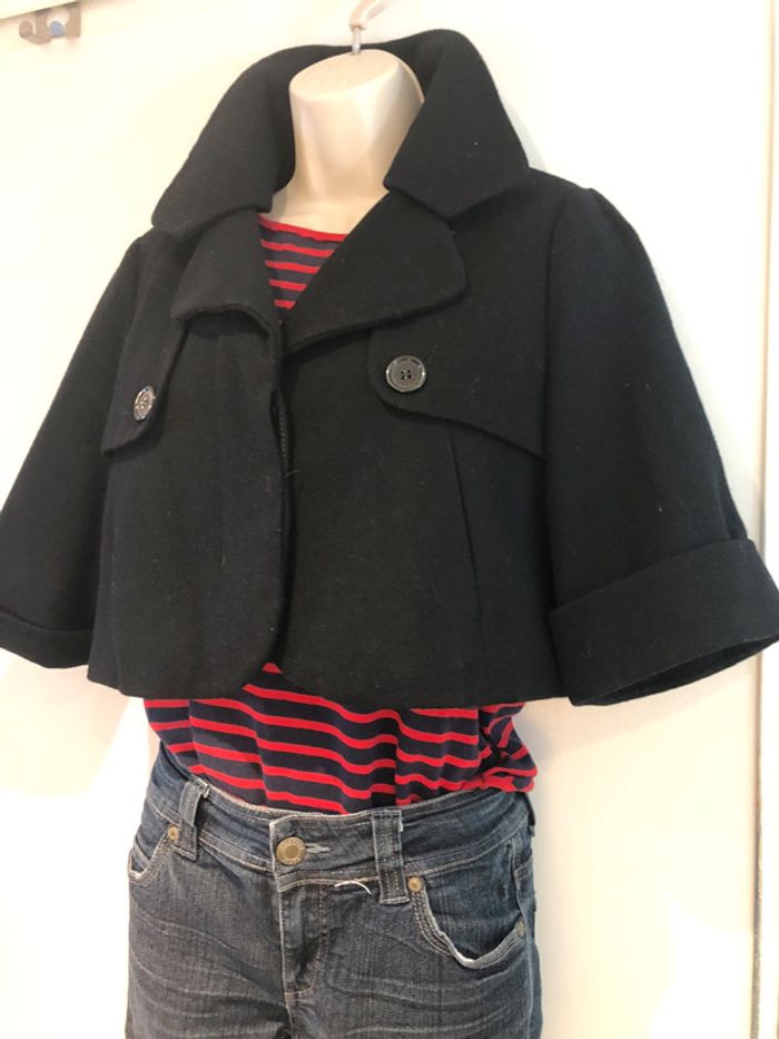 Camaïeu petite veste matière Caban taille 38