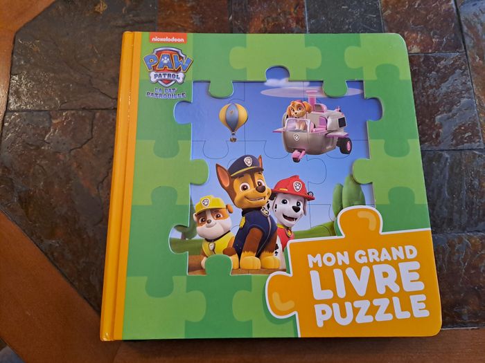 Grand livre Puzzle Pat patrouille