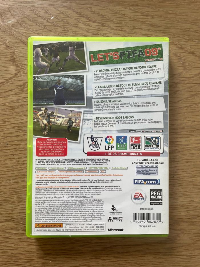FIFA 09 XBOX 360 - photo numéro 2