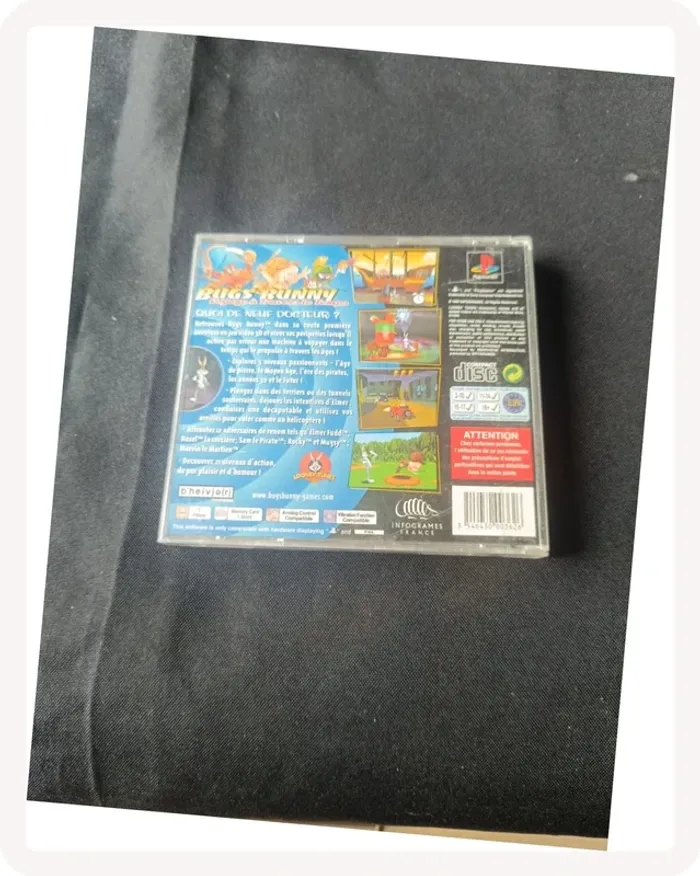 Boîte vide bugs bunny Playstation 1 - photo numéro 2