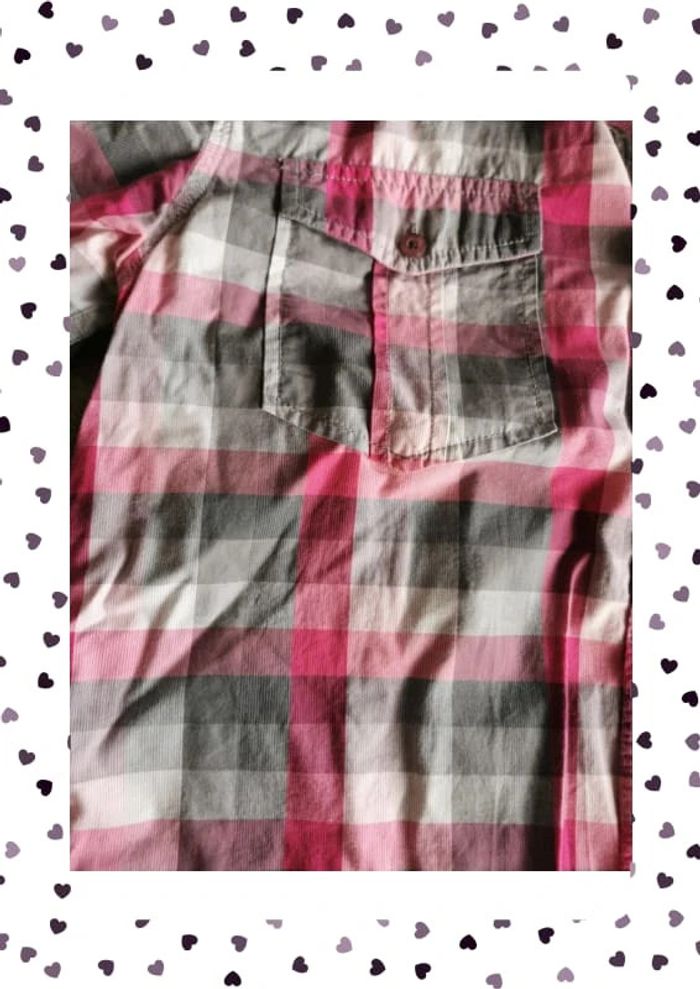 Chemise manches courtes à carreaux - photo numéro 3