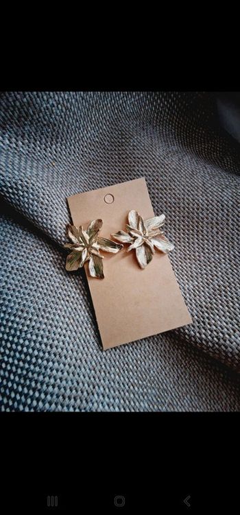 Magnifique boucles d'oreilles acier inoxydable neuve