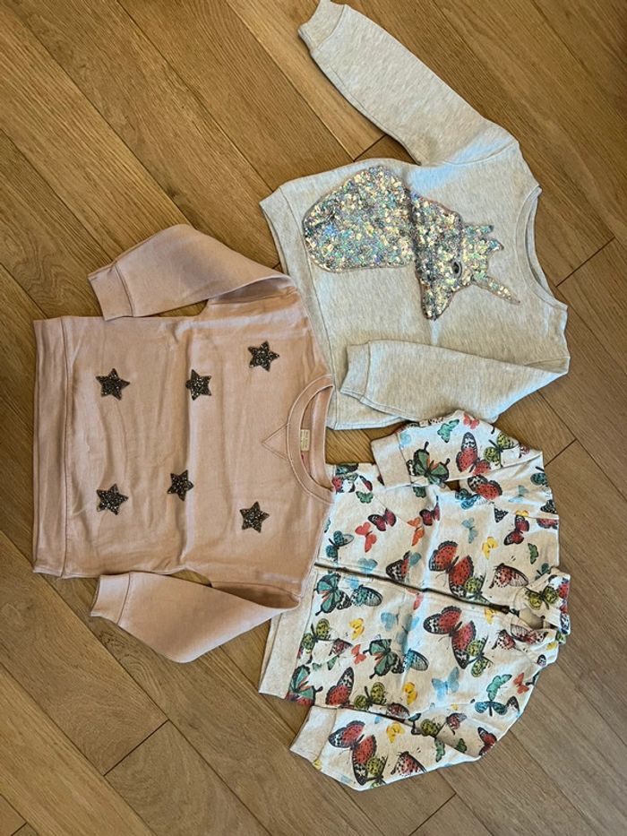 Lot de 23 vêtements automne hiver Zara fille 6 ans très bon état - photo numéro 12