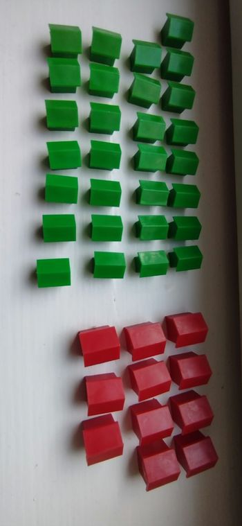 Maisons jeu Monopoly 