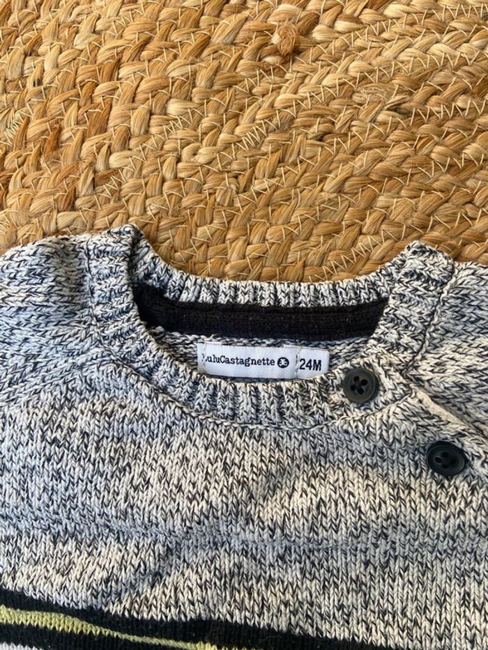 Pull garçon 24 mois Lulu Castagnette - photo numéro 2