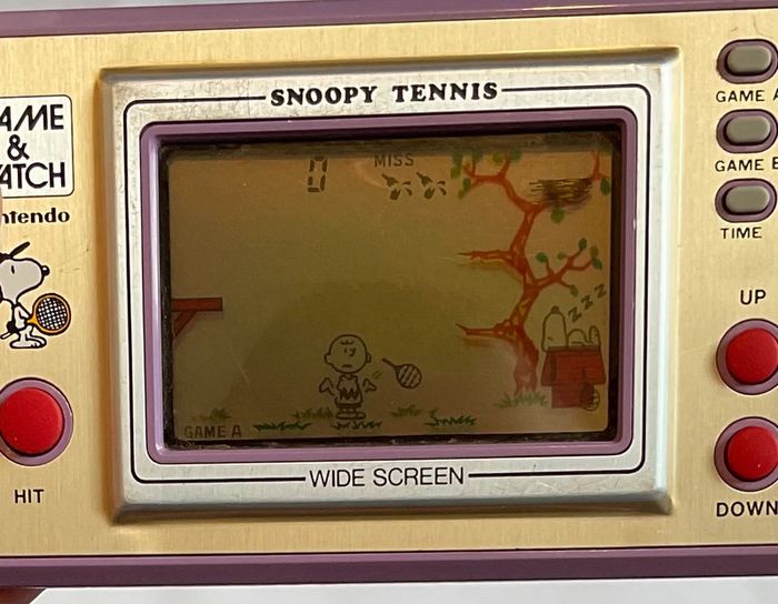 Console jeu Nintendo Game and Watch Snoopy Tennis vintage - photo numéro 6