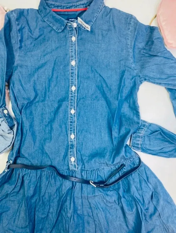 Robe fille - neuf - bleue - Okaïdi - Taille 10 ans - photo numéro 2