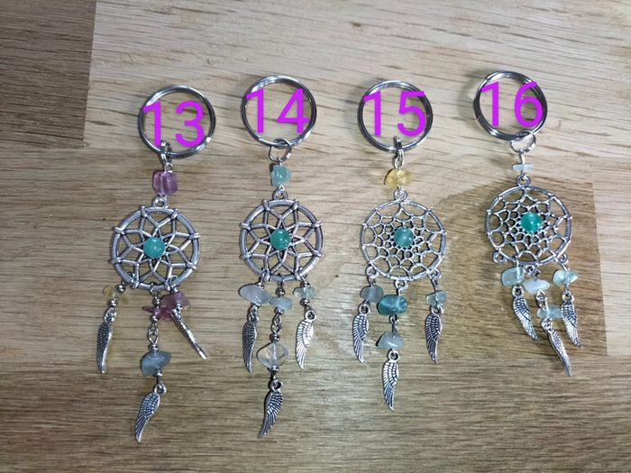 Porte clé attrape rêve - photo numéro 4