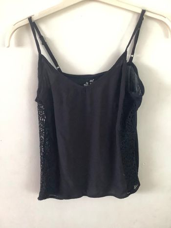 Débardeur noir dentelle Naf naf S