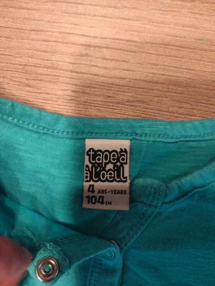 Tee-shirt ML 4 ans TAO avec coeur dans le dos - photo numéro 5