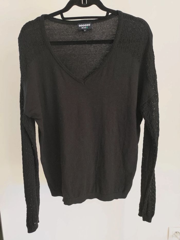 Bonobo Pull dentelle noir XL